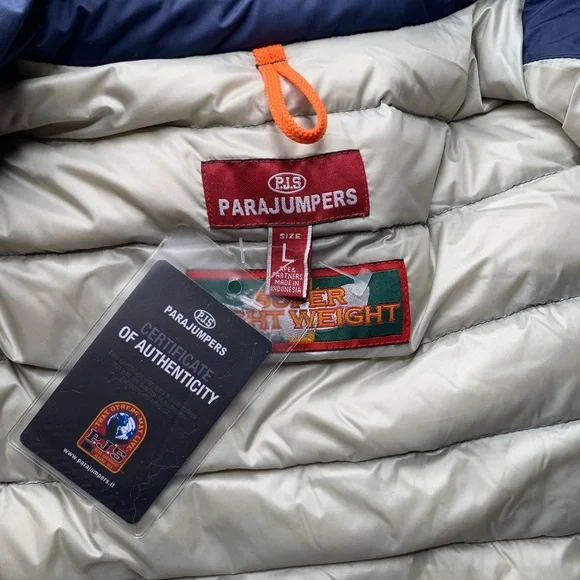 🚫 SOLD Parajumpers Lightweight Men’s Blue Jacket - Picture 4 of 5